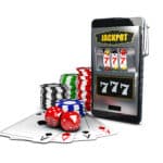 3d,Illustration,Of,A,Casino,Theme,With,Color,Playing,Chips, Mobile gambling